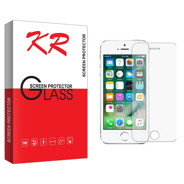 محافظ صفحه نمایش کی آر مدل +HD مناسب برای گوشی موبایل اپل Iphone 5