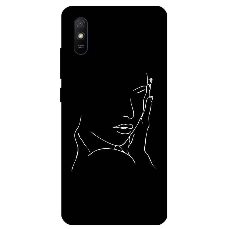کاور مگافون طرح دخترانه مدل 8153 مناسب برای گوشی موبایل شیائومی Redmi 9i / Redmi 9i Sport