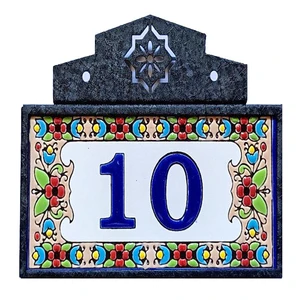 تابلو نشانگر بیسموت طرح آپارتمان شماره  10 کد D-1020-10-B