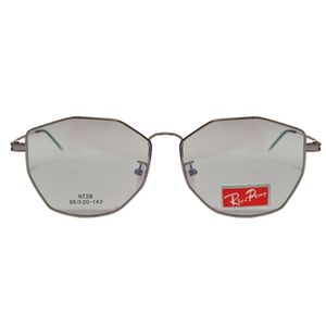 فریم عینک طبی زنانه مدل چند ضلعی استیل کد 0394