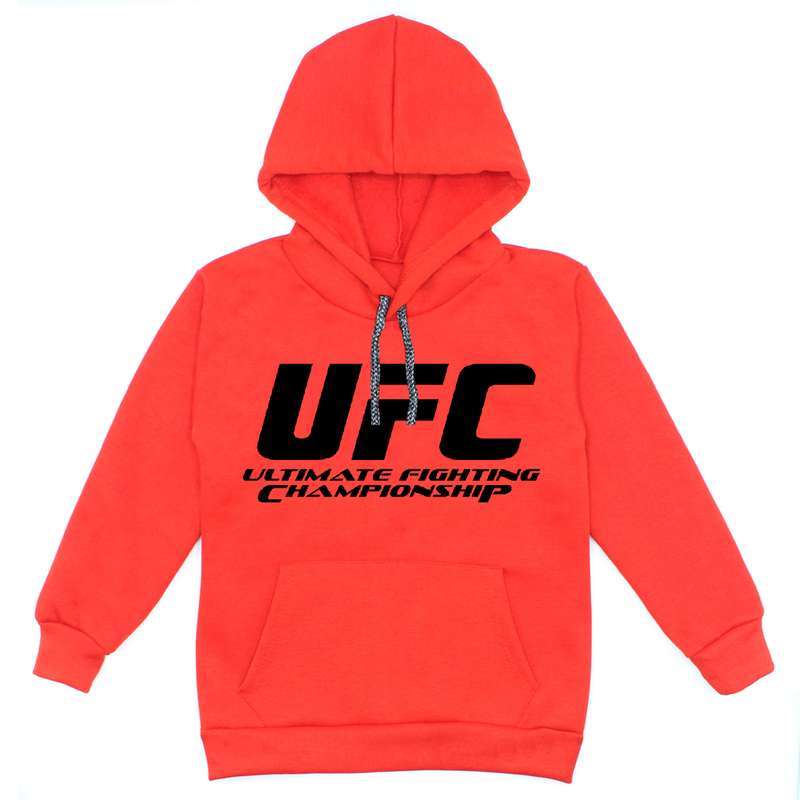 هودی پسرانه مدل W45 UFC رنگ قرمز
