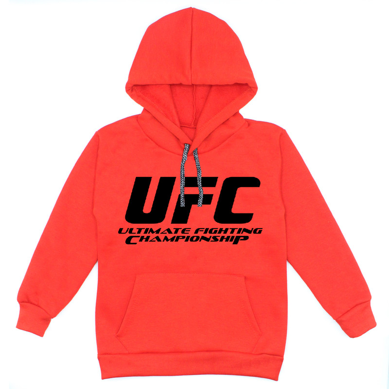 هودی پسرانه مدل W45 UFC رنگ قرمز