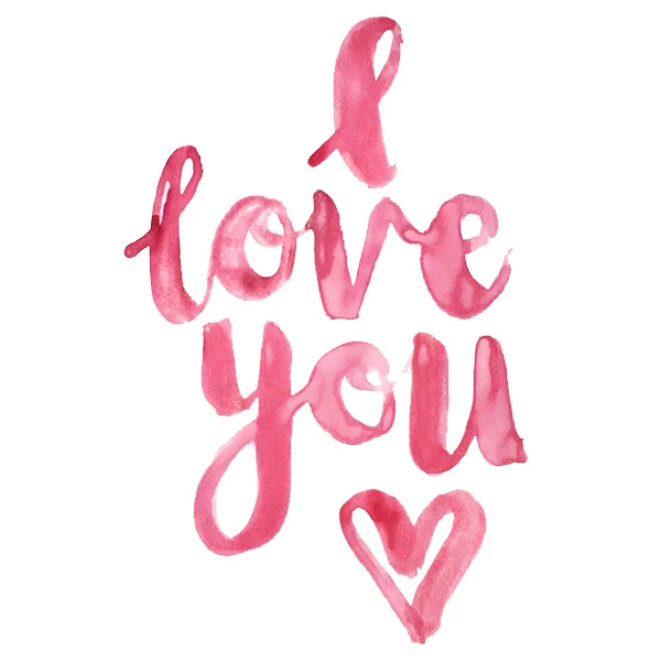 استیکر پارچه و لباس پاد آفرین طرح عشق کد 2627