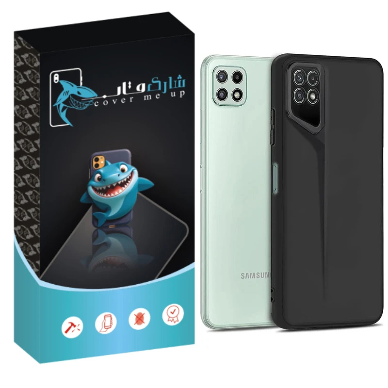 کاور شارک قاب مدل ارگونومی مناسب برای گوشی موبایل سامسونگ Galaxy A22 5G