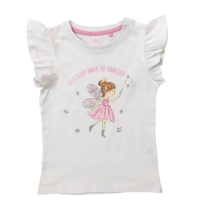 تی شرت آستین کوتاه دخترانه اف اند اف مدل ff403