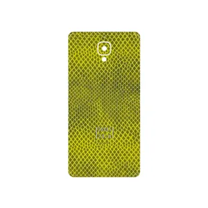 MAHOOT Yellow Snake Skin Cover Sticker for OnePlus 3