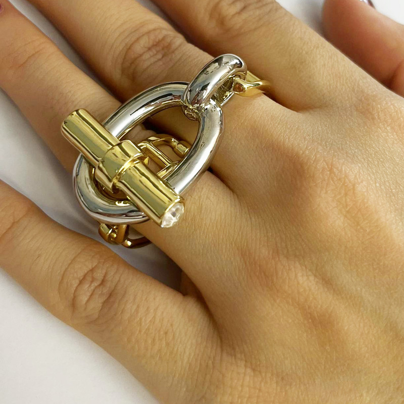 انگشتر زنانه مدل az154  طرح HERMES