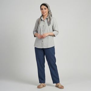 مانتو شومیزی زیر باسن زنانه مدل بیتا 2