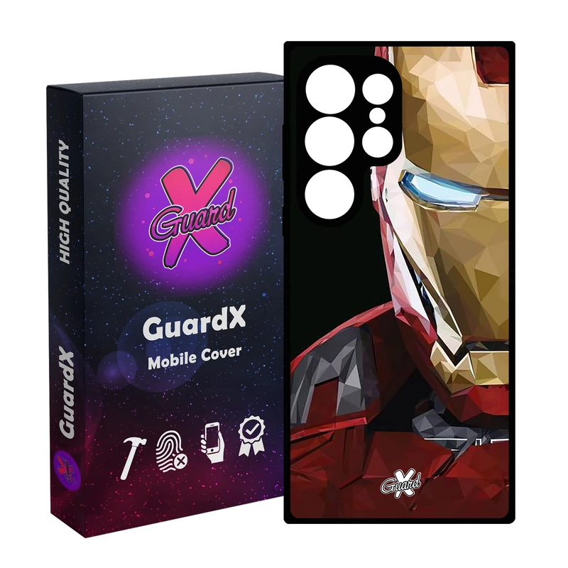 کاور گارد ایکس طرح Iron Man مدل 10048 مناسب برای گوشی موبایل سامسونگ Galaxy S25 Ultra