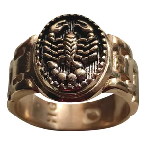 انگشتر مردانه مدل عقرب کد AR541