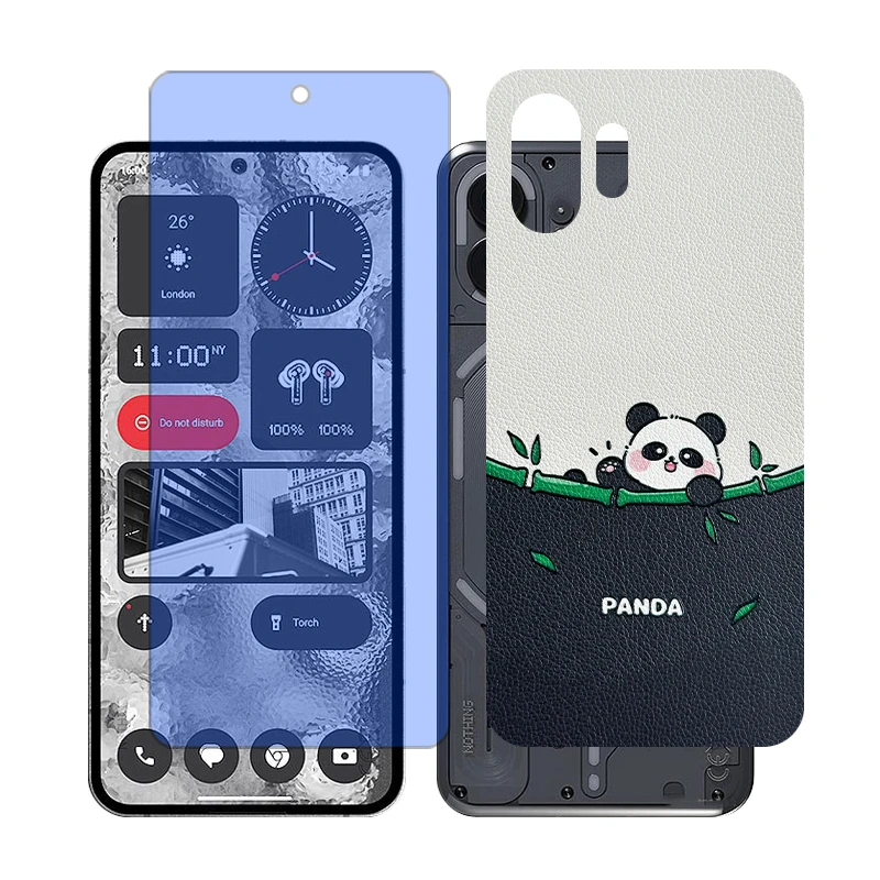 محافظ صفحه نمایش بلو کات گلس مدل Together مناسب برای گوشی موبایل ناتینگ 2 Phone به همراه برچسب پوششی پشت گوشی