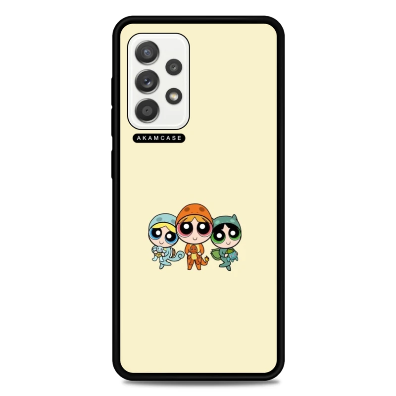 کاور آکام مدل AMCWSGA52-POWERPUFF GIRLS-14 مناسب برای گوشی موبایل سامسونگ Galaxy A52