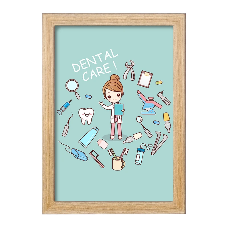 تابلو خندالو مدل دندان و دندان پزشکی کودکانه کد 36692