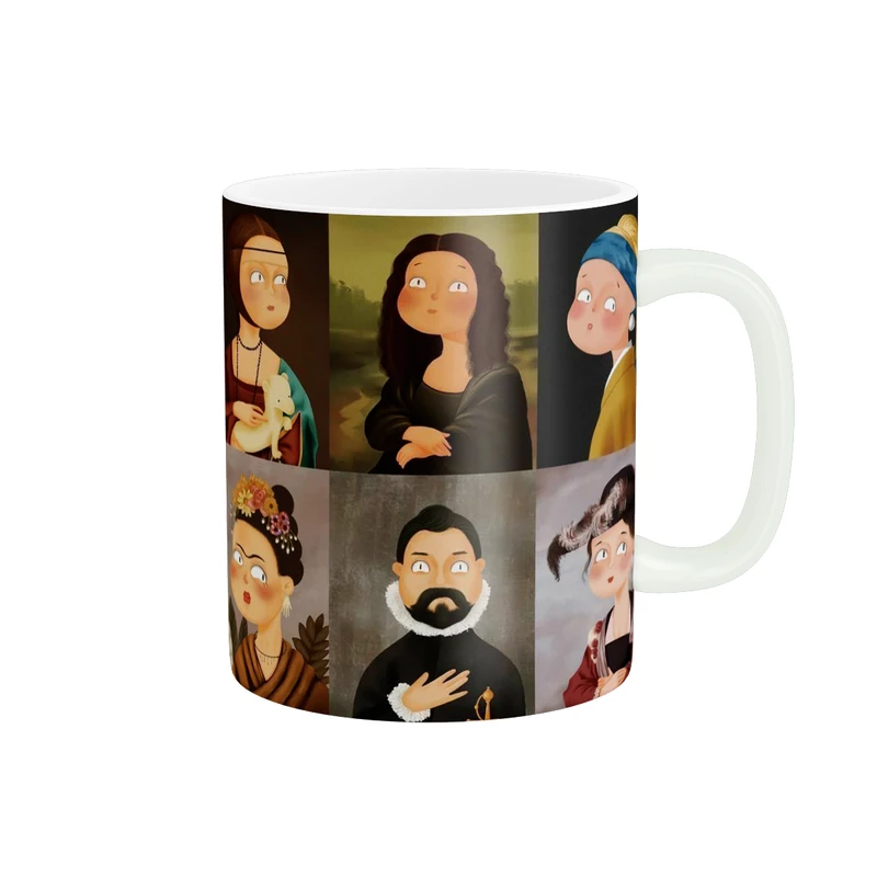 ماگ پاد آفرین مدل اثرات فانتزی هنری مینیمال کد 613