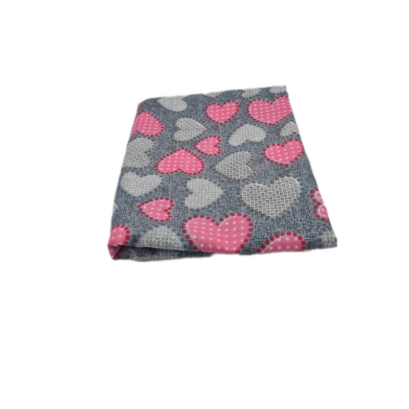 ملحفه تشک مهمان مدل قلب سایز 195x100 سانتی متر