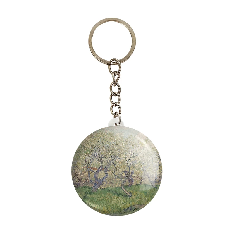 جاکلیدی خندالو مدل باغ های در حال شکوفه دادن ونسان ونگوگ Van Gogh کد 36793