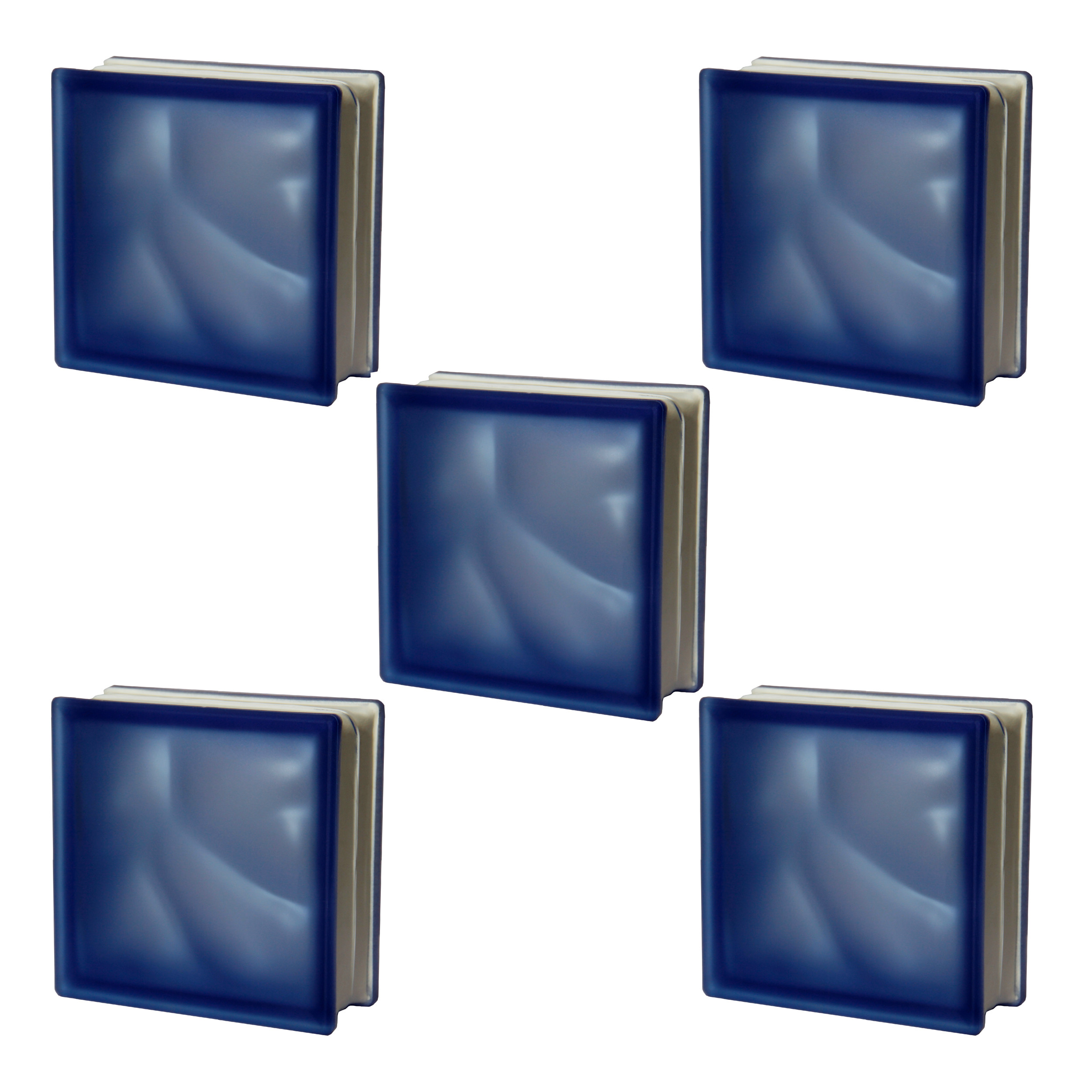 بلوک شیشه ای مدل SATIN بسته 5 عددی