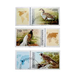 تمبر یادگاری مدل پرندگان کد DS2238 مجموعه 6 عددی