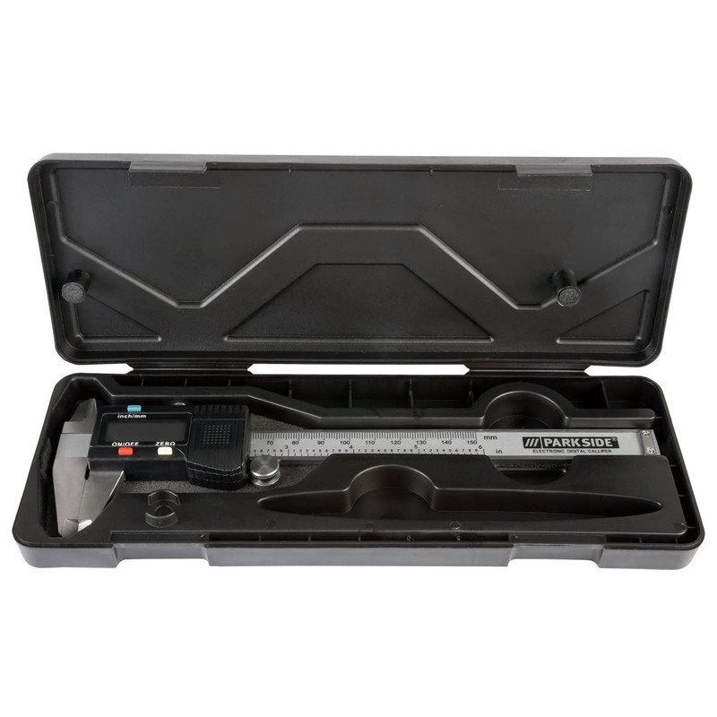 کولیس دیجیتال پارکساید کد 150 گستره 0-150 میلیمتر