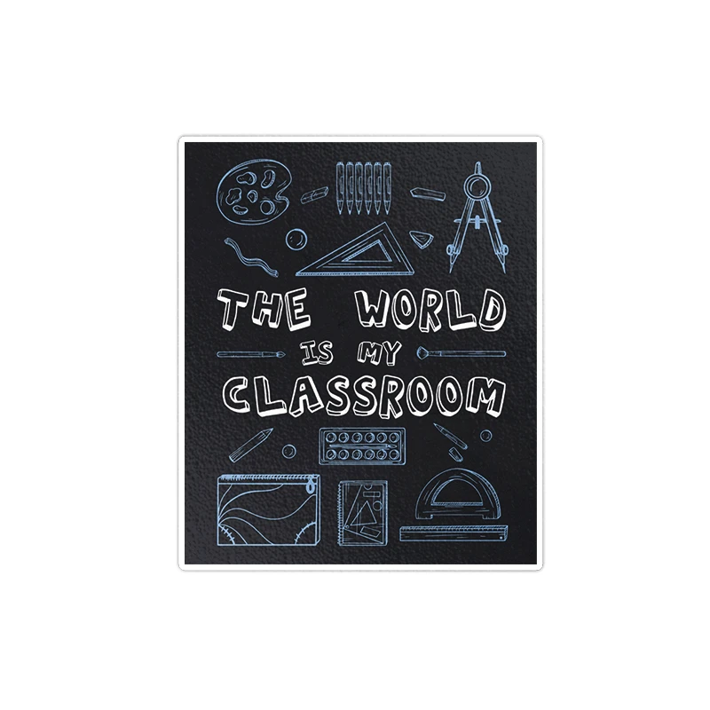     استیکر لپ تاپ ویندی دیزاین طرح world مدل vindi1017