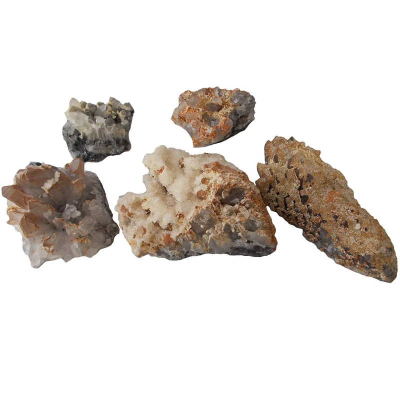 سنگ راف کوارتز تجمعی مدل RS469 مجموعه 5 عددی 