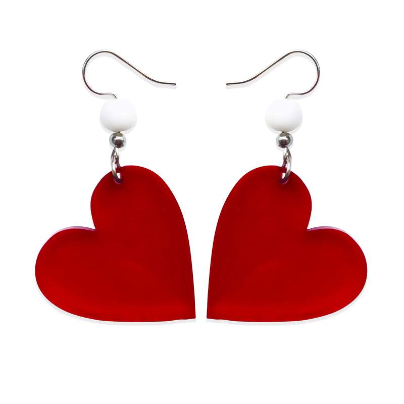 گوشواره دخترانه طرح قلب گوشواره دخترانه طرح قلب