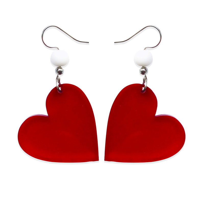 گوشواره دخترانه طرح قلب گوشواره دخترانه طرح قلب