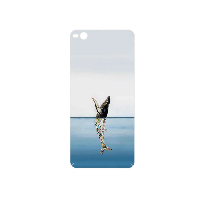 برچسب پوششی ماهوت مدل Collage of Sea Trash مناسب برای گوشی موبایل اچ تی سی One X9