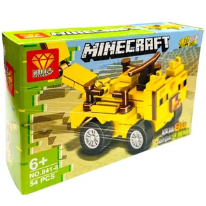 ساختنی 54 تکه مدل ماشین ماینکرافت کد NO.841-8