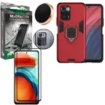 کاور ماموت مدل M-GHB-BNDL مناسب برای گوشی موبایل شیائومی Poco X3 GT به همراه محافظ صفحه نمایش و محافظ لنز دوربین و پایه نگهدارنده آهنربایی