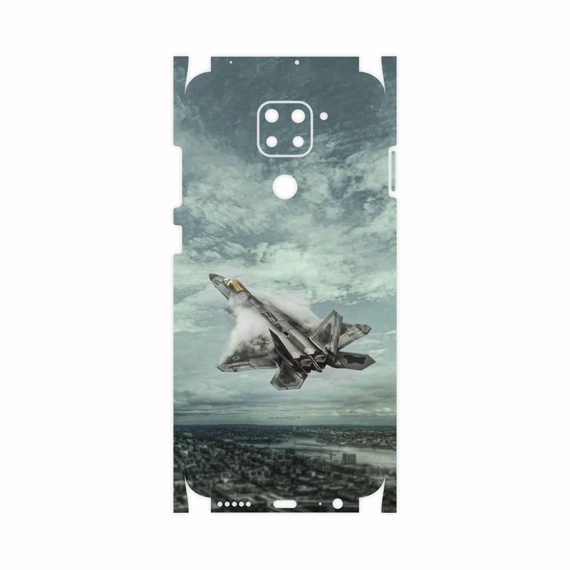 برچسب پوششی ماهوت مدل F-22 Raptor-FullSkin مناسب برای گوشی موبایل شیائومی Redmi Note 9