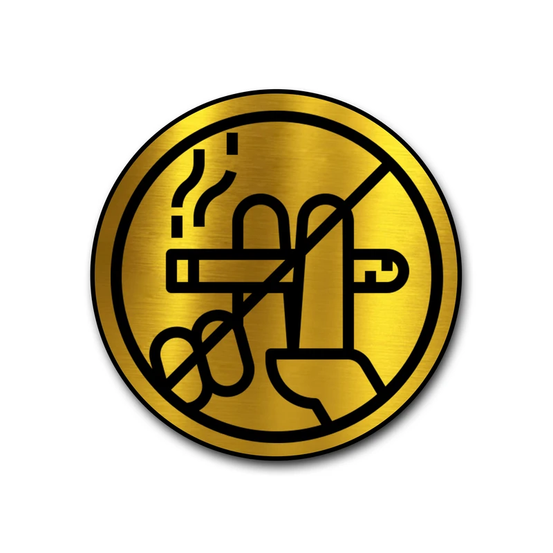 تابلو نشانگر آژنگ طرح سیگار کشیدن ممنوع کد-NO-S-02