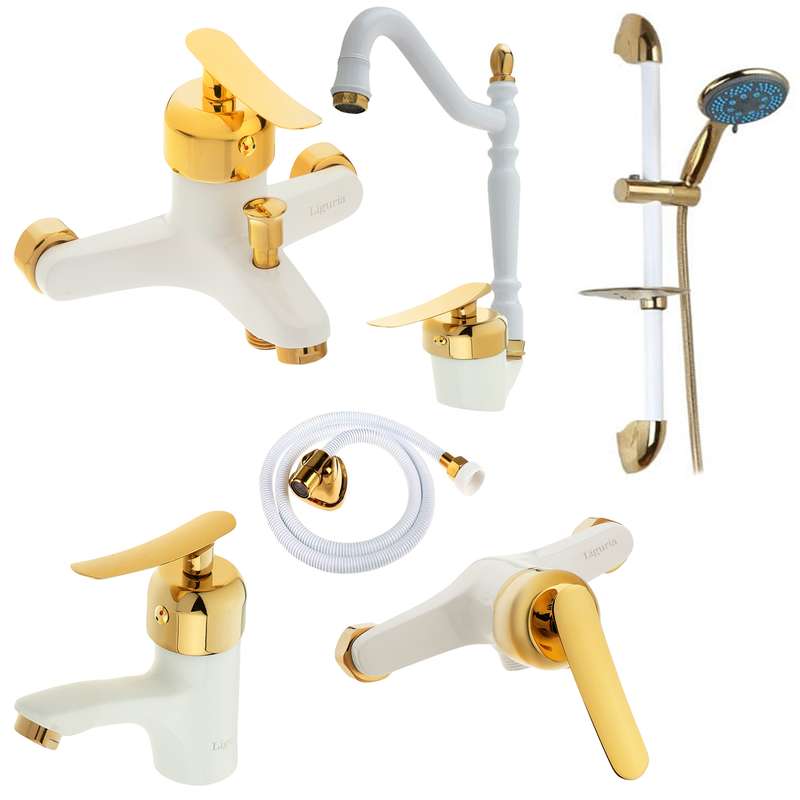 ست شیرآلات لیگوریا مدل 1210 مجموعه 6 عددی