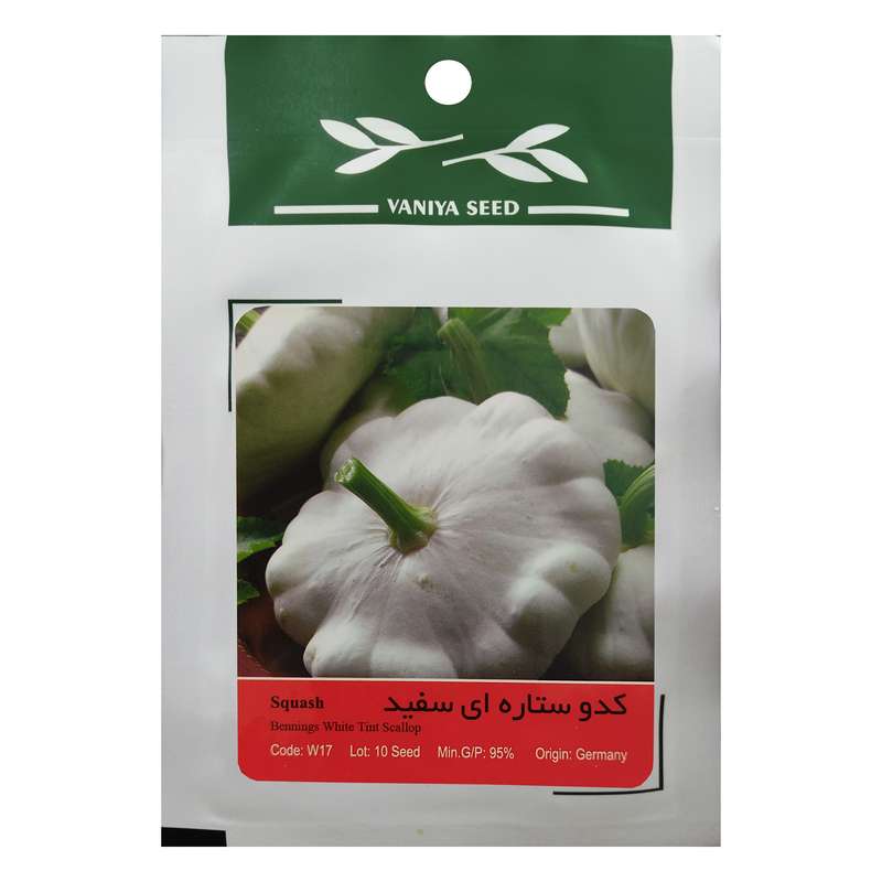 بذر کدو ستاره ای سفید وانیا سید مدل W17