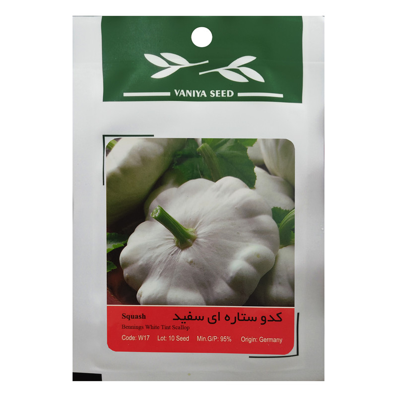 بذر کدو ستاره ای سفید وانیا سید مدل W17