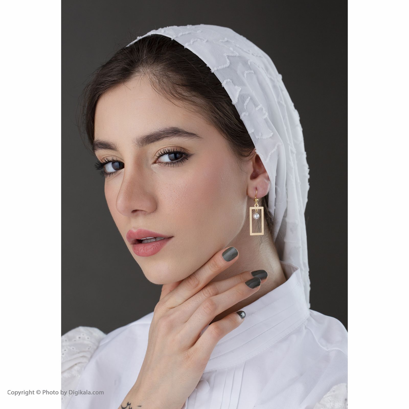 گوشواره طلا 18 عیار زنانه مایا ماهک مدل ME1014 -  - 6