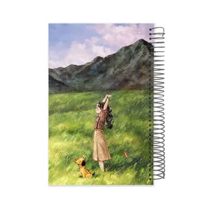 دفتر نقطه ای 100برگ طرح دخترانه پیکنیک کد ROSN-113