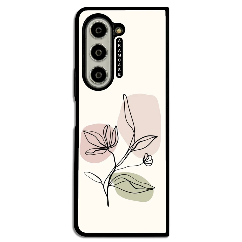 کاور آکام مدل AMC-WSGZFOLD5-LEAVES-16 مناسب برای گوشی موبایل سامسونگ Galaxy Z Fold 5