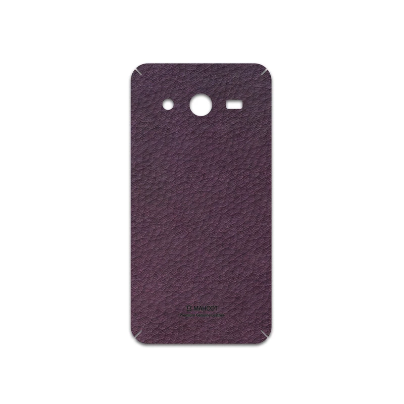 برچسب پوششی ماهوت مدل Purple-Leather مناسب برای گوشی موبایل سامسونگ Galaxy Core 2
