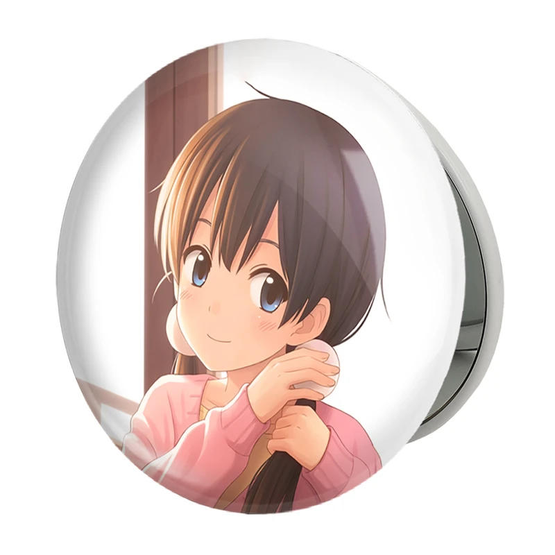 آینه جیبی خندالو طرح کیتاشیراکاوا تاماکو انیمه فروشگاه تاماکو Tamako Market مدل تاشو کد 22523 