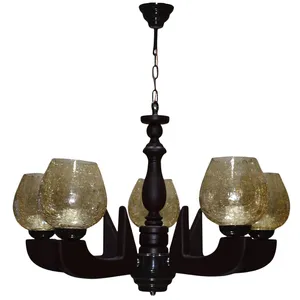  لوستر پنج شعله چشمه نور کد G710/5-BR