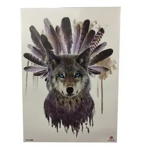 تتو موقت طرح گرگ 3 بعدی د 208