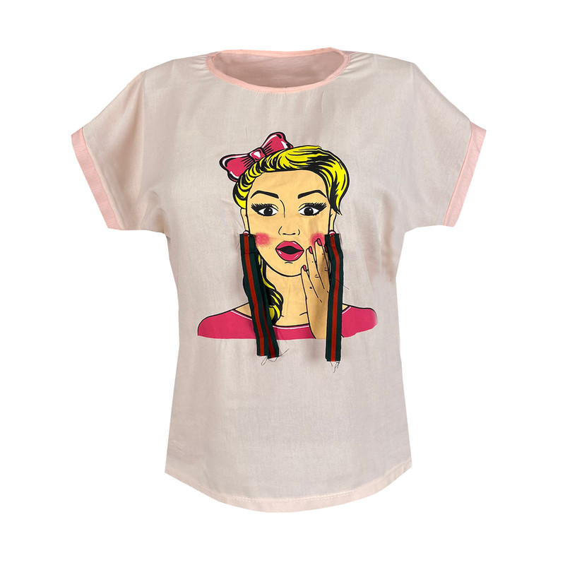 تی شرت زنانه مدل t 3026