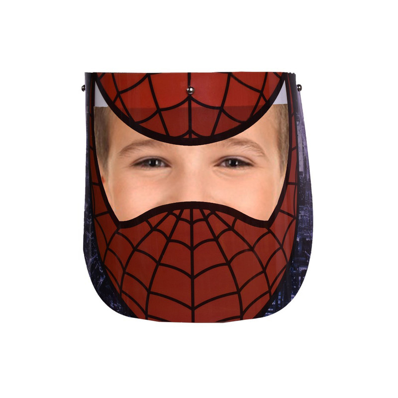شیلد محافظ صورت کودک دکتر اسکات مدل لاکچری طرح مرد عنکبوتی