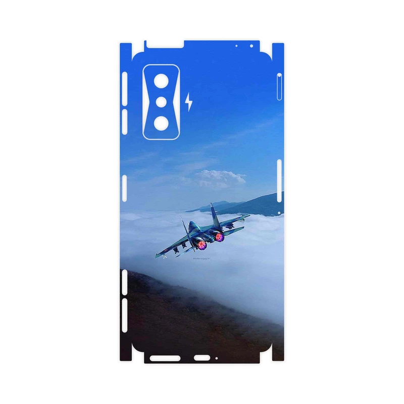 برچسب پوششی ماهوت مدل Fighter plane Su27-FullSkin مناسب برای گوشی موبایل شیائومی Redmi K50 Gaming