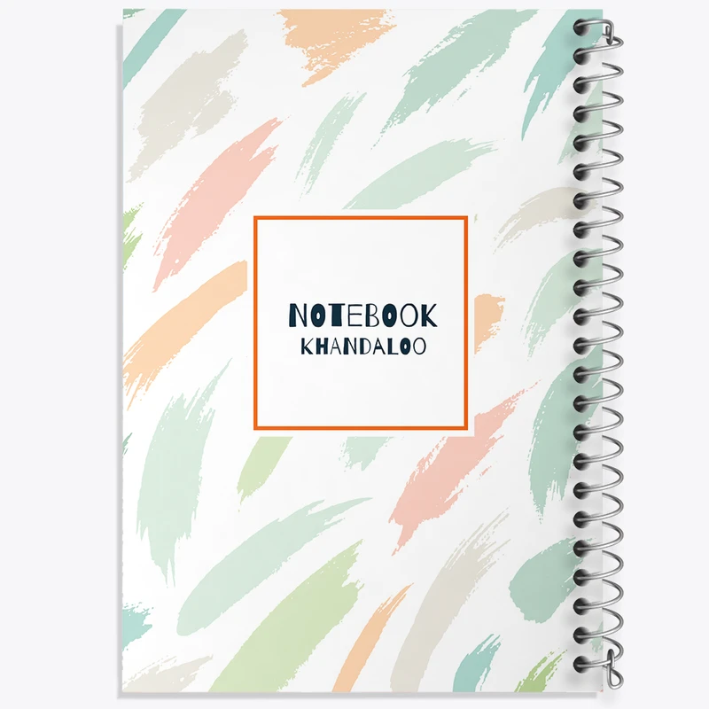 دفتر مشق 50 برگ خندالو طرح مینیمال کد N1490
