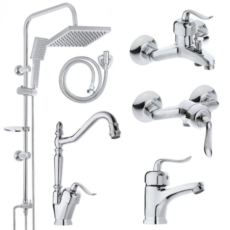 ست شیرآلات مدل قاصدک مجموعه 6 عددی