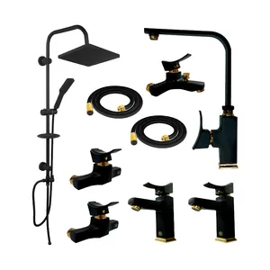 ست شیرآلات ایران گروه مدل فلت مجموعه 9 عددی