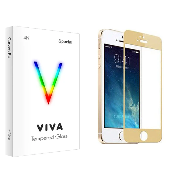 محافظ صفحه نمایش ویوا مدل 4K مناسب برای گوشی موبایل اپل iphone 5/5S
