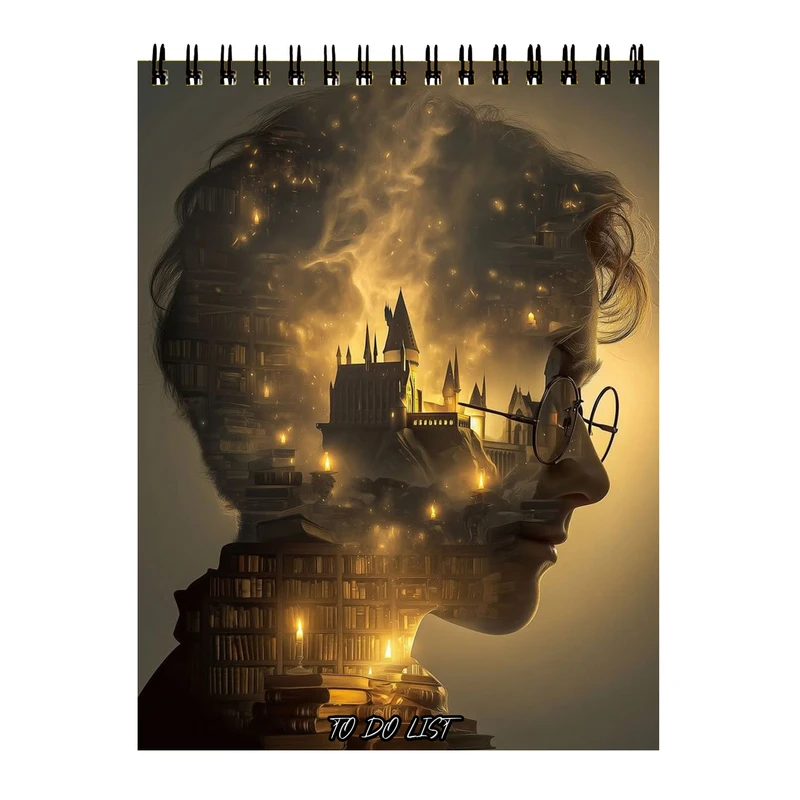 دفتر برنامه‌ریزی 60 برگ مدل هری پاتر کد 2